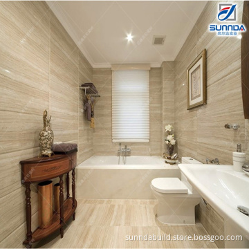 Travertine Stone Tile Mediterranean Style Matte Surface Ceramic Floor Tiles , Price Floor Ceramic Porcelain 60 X 60 cm Tile